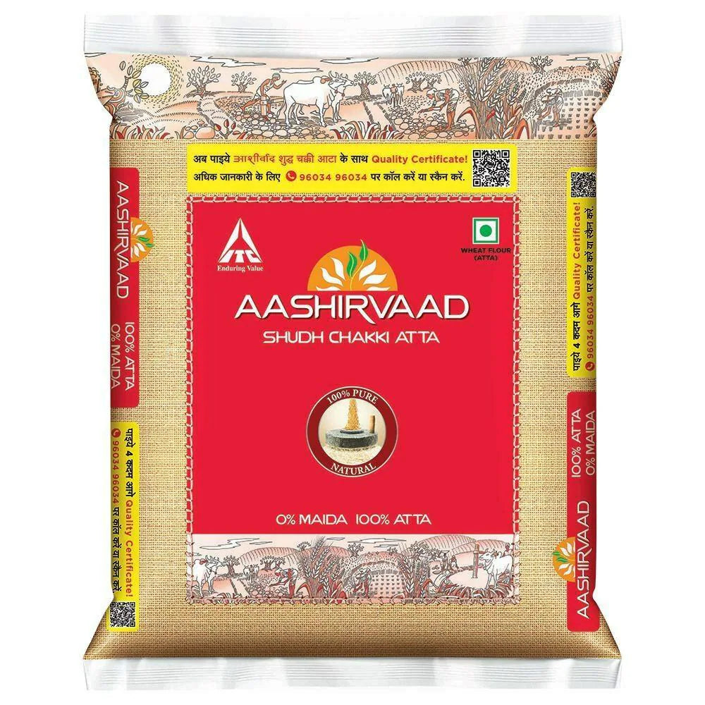 Aashirvaad whole wheat Chakki Atta - 5kg
