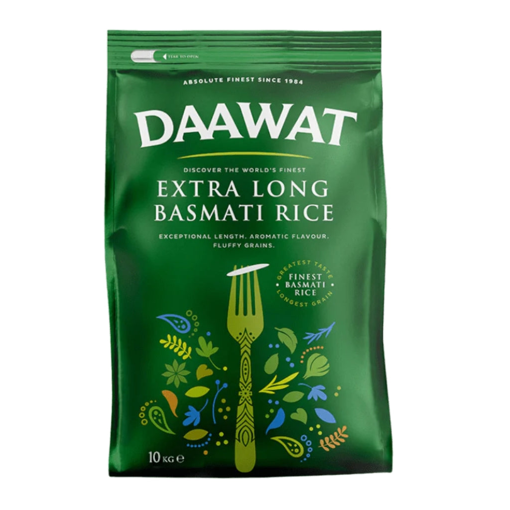 Daawat (Extra Long) Basmati Rice Green Bag 10kg