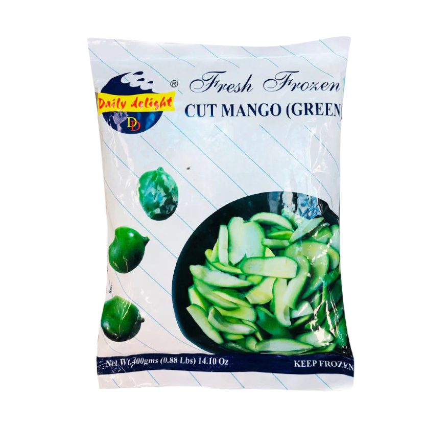 Daily Delight Cut Mango (Green) 400g - Tangy Cooking Ingredient