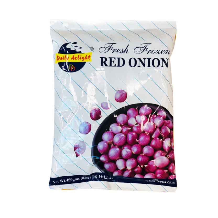 Daily Delight Fresh Frozen Red Onion 400g - Ready Chopped Convenience