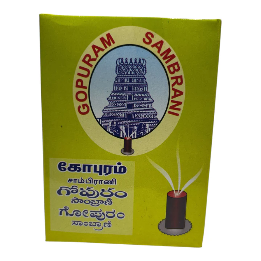 Gopuram Sambrani Powder 50g - Natural Resin Fragrance