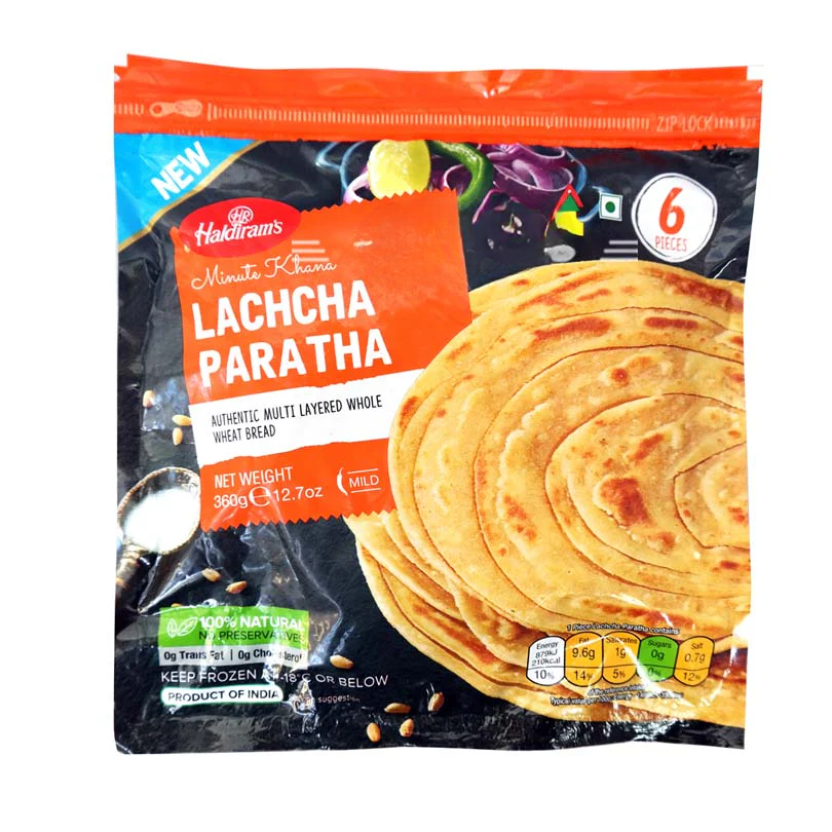 Haldiram's Lachcha Paratha 360g – Layered Crispy Flatbread