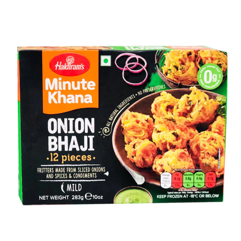 Haldiram's Onion Bhaji (12pcs) 283g - Crunchy Fried Bites