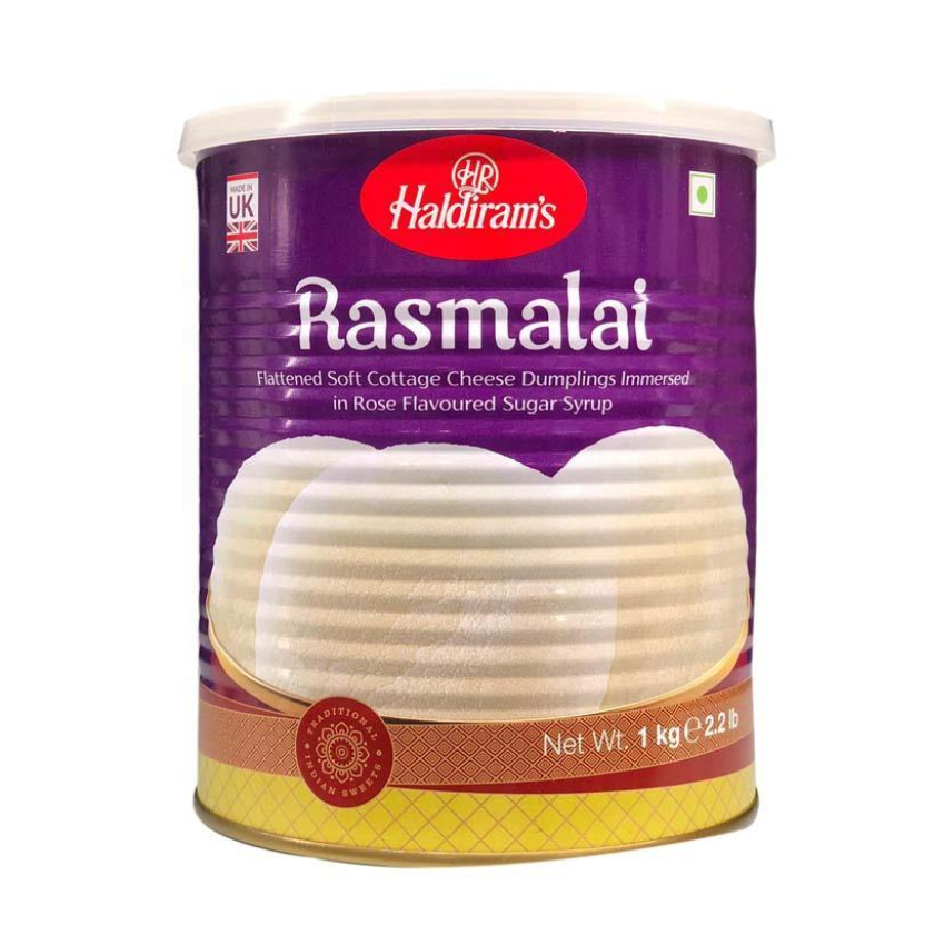 Haldiram's Rasmalai 1kg – Creamy Milk Delight