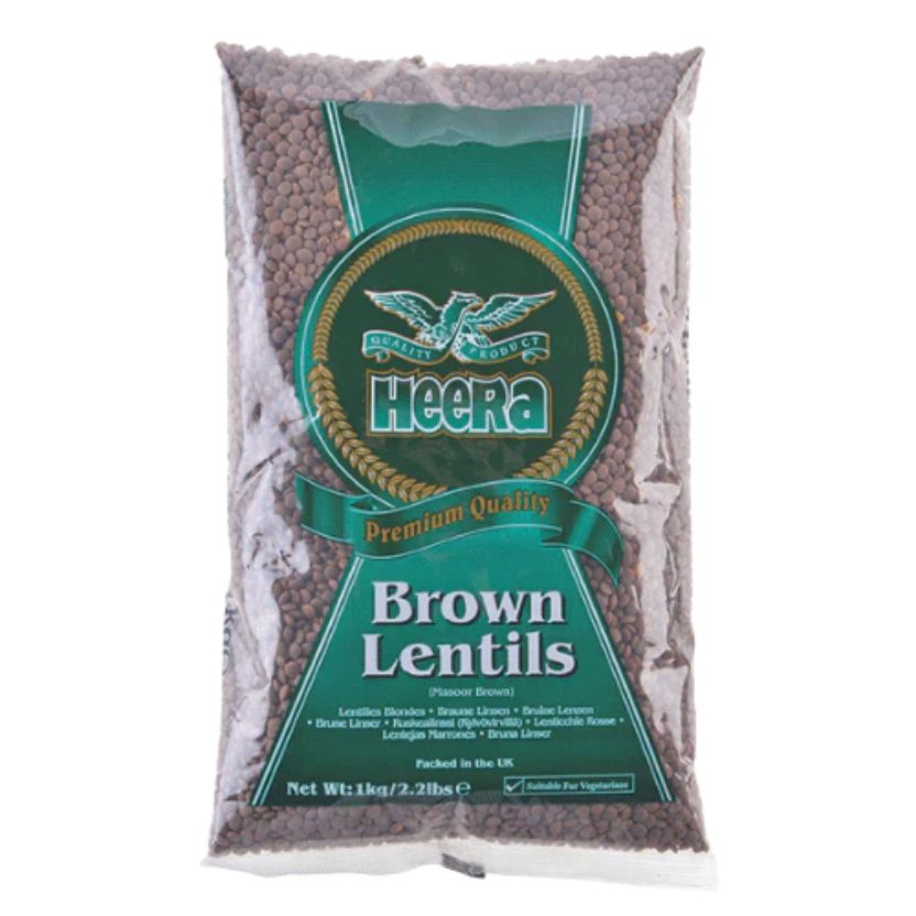 Heera Brown Lentils 1kg