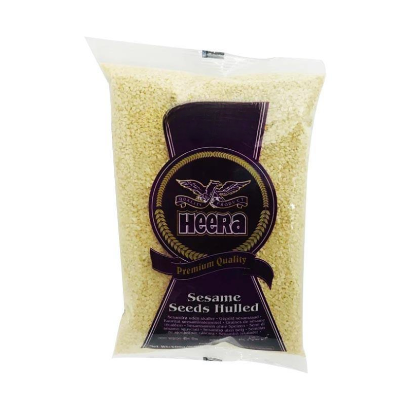 Heera Sesame Seeds Hulled 100g - Clean White Seeds