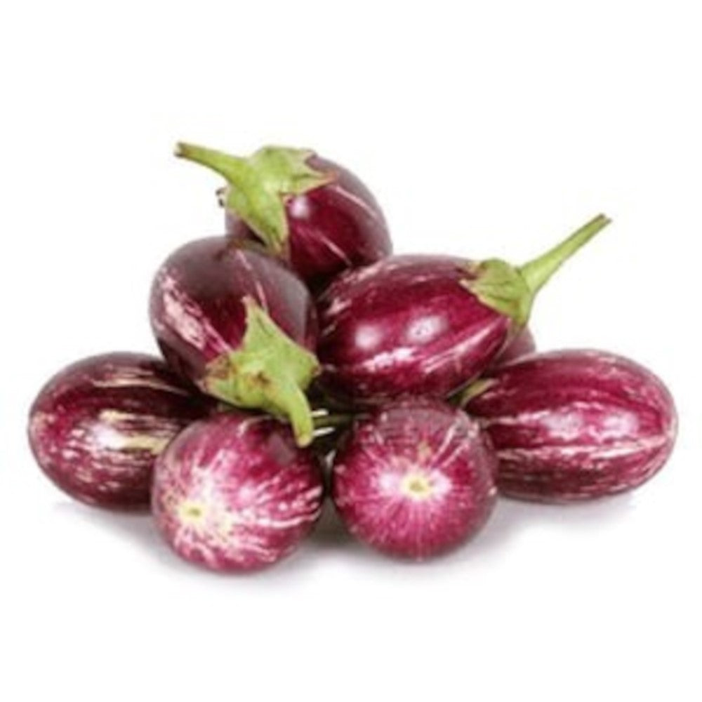 Stripy aubergine