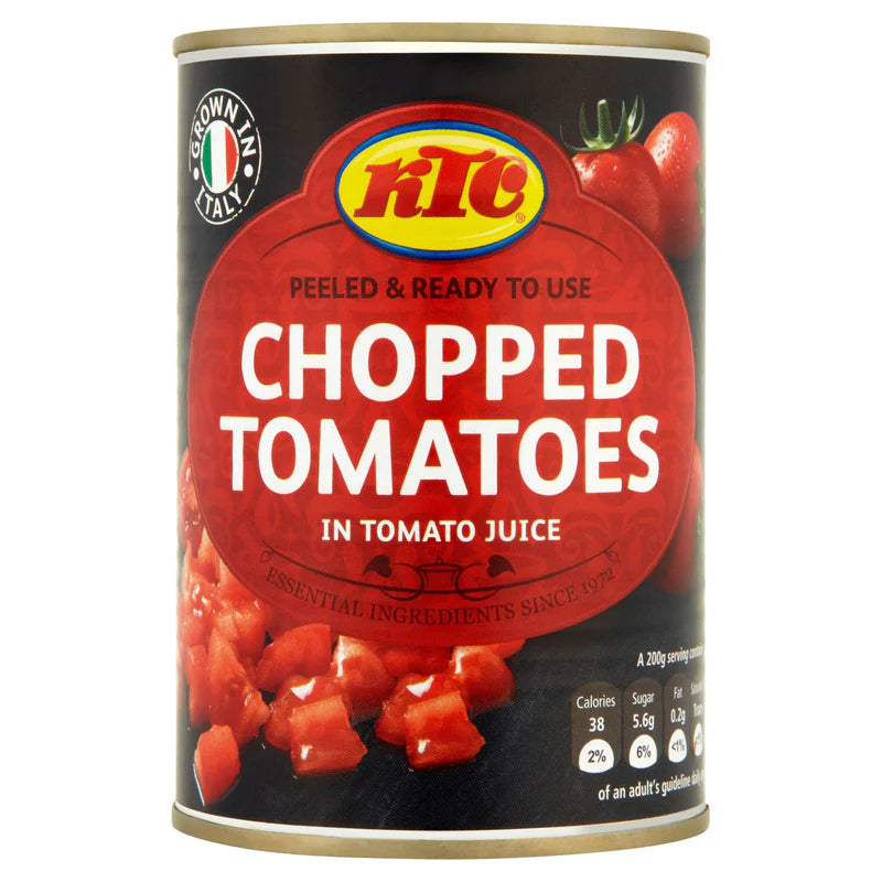 Ktc chopped tomatoes 400g