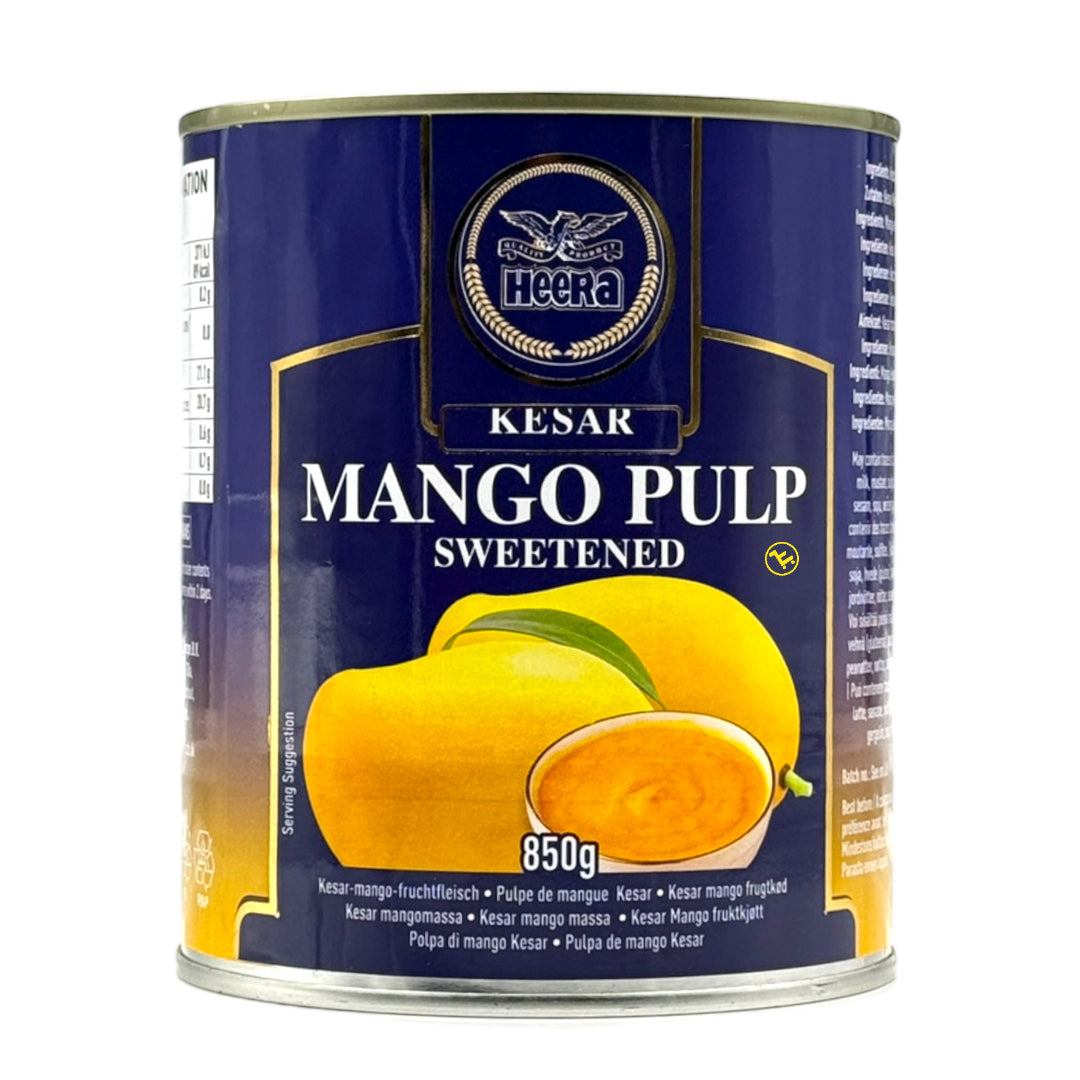 Heera kesar mango pulp 850g