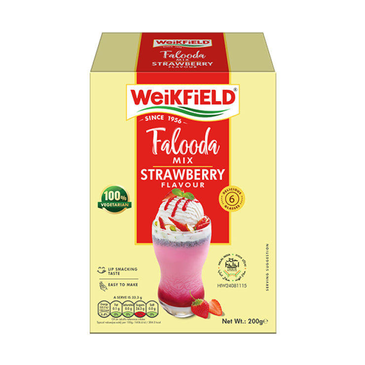 Weikfield strawberry falooda mix