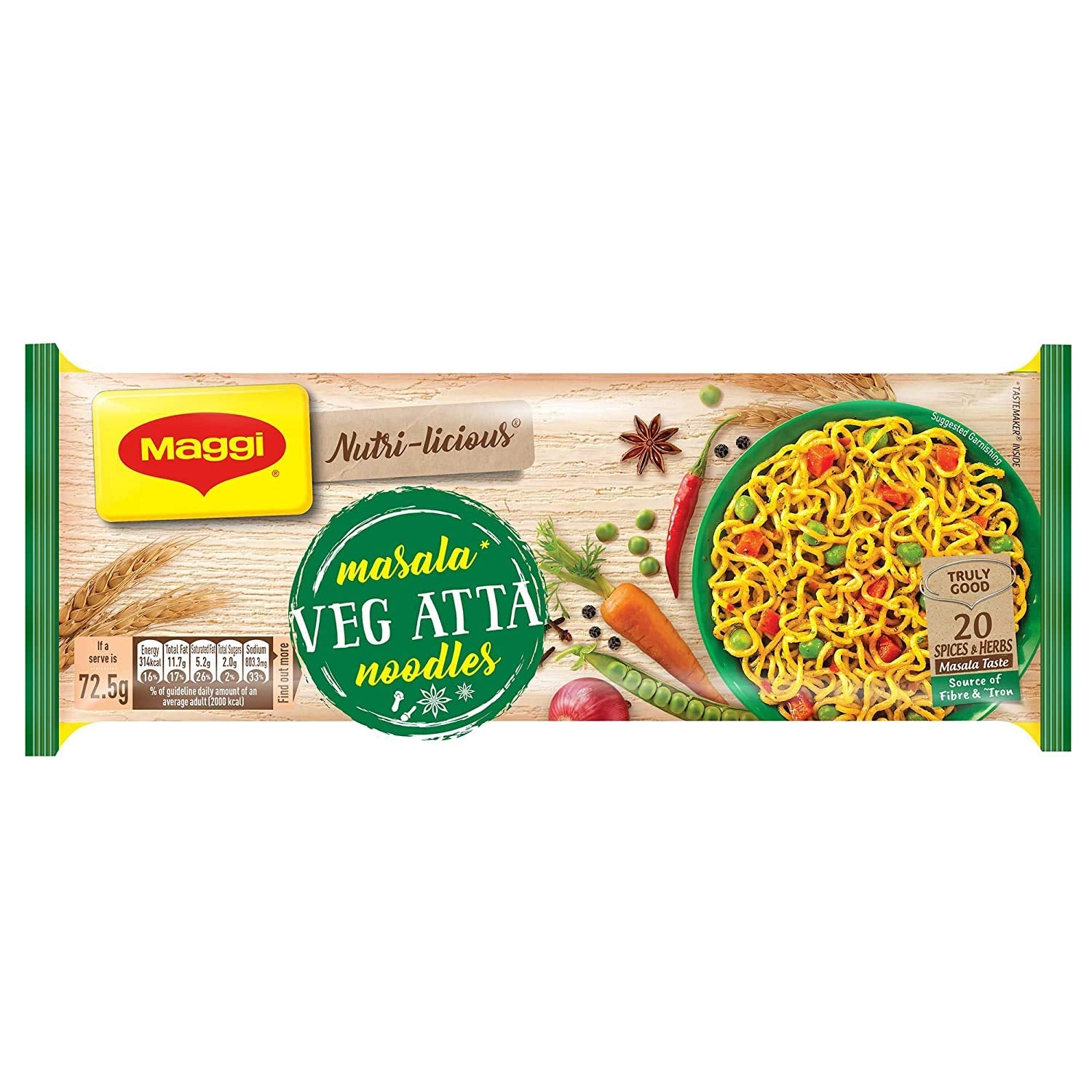 Maggie veg atta noodles 4pack