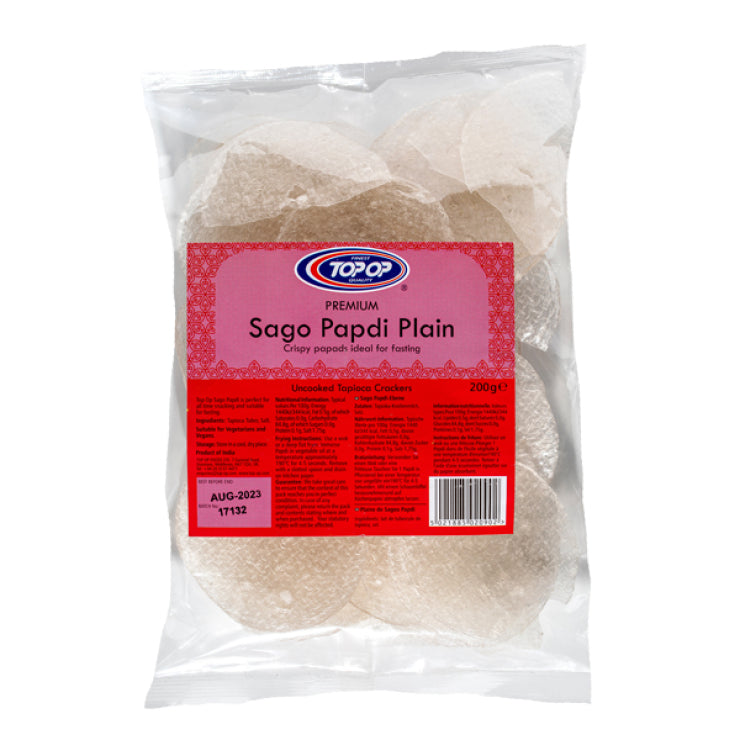 Topop sago papdi plain