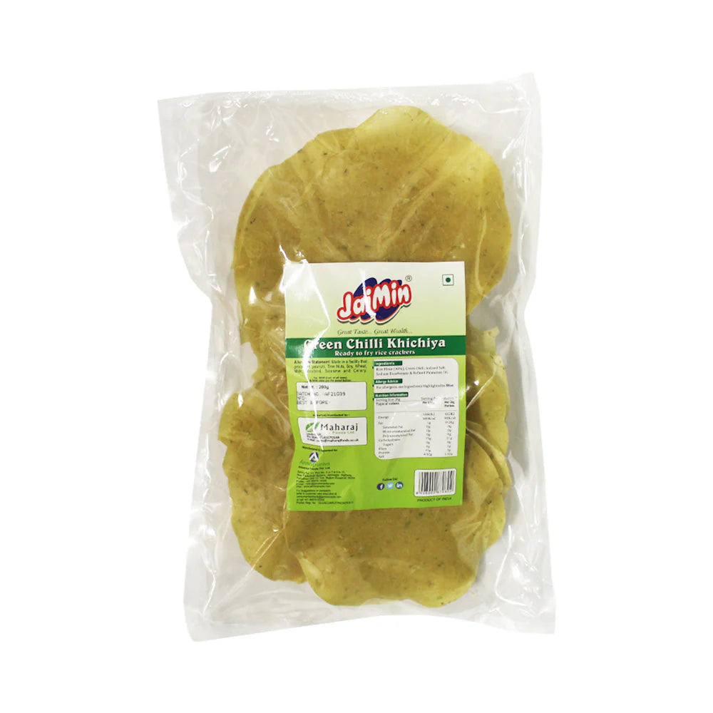 Jaimin Green chilli khichiya