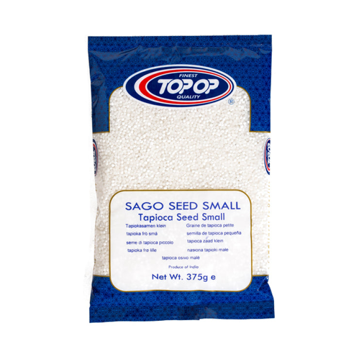 Topop sago seeds small (tapioca seeds ) 375g
