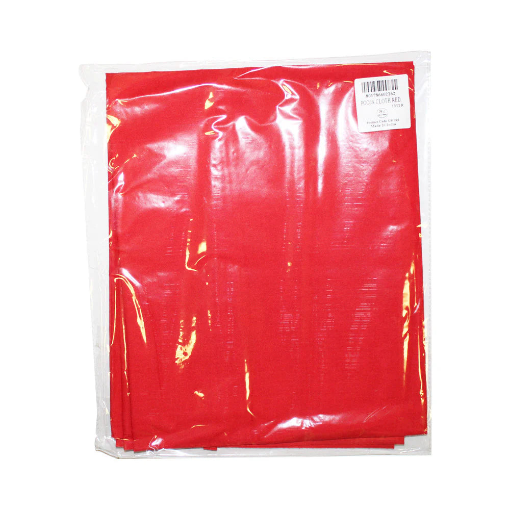 Pooja cloth Red