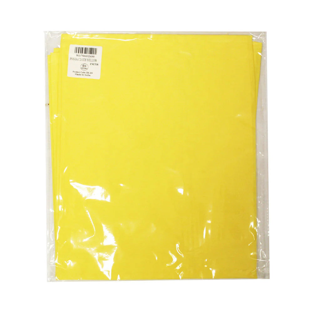 Pooja Cloth Yellow