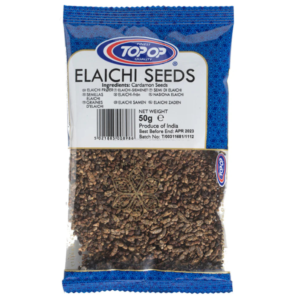 Topop cardamom seeds 50g (Elaichi seeds)
