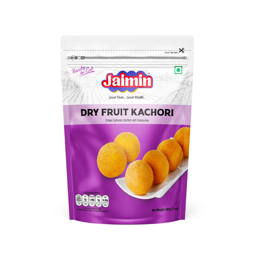 Jaimin Dry Fruit Kachori 200g – Delicious Nut-Filled Snack