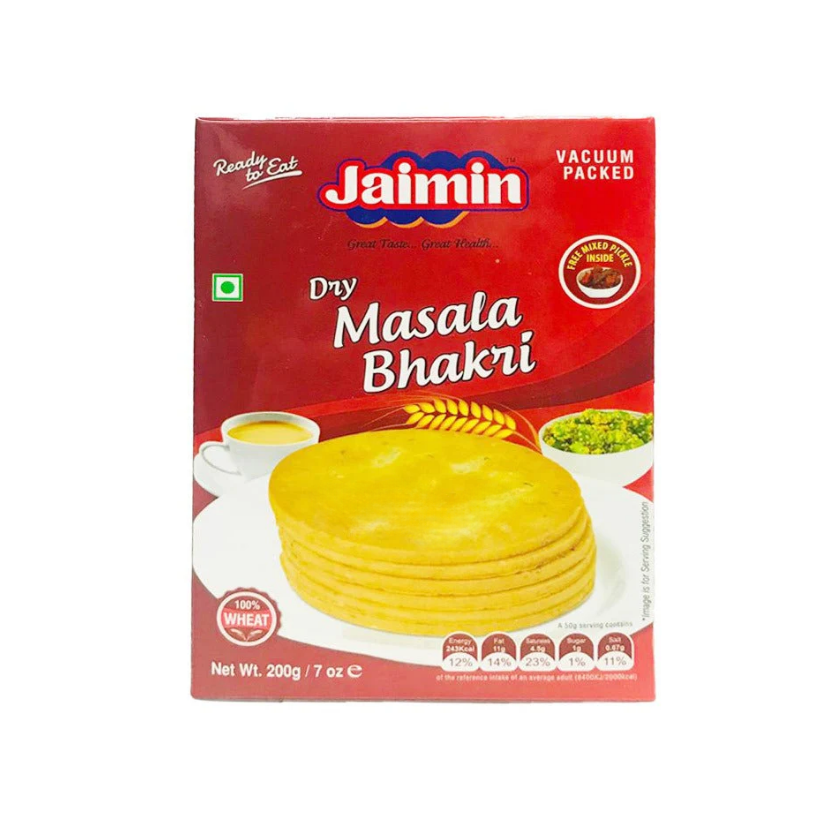 Jaimin Dry Masala Bhakri 200g – Crispy Masala Bhakri