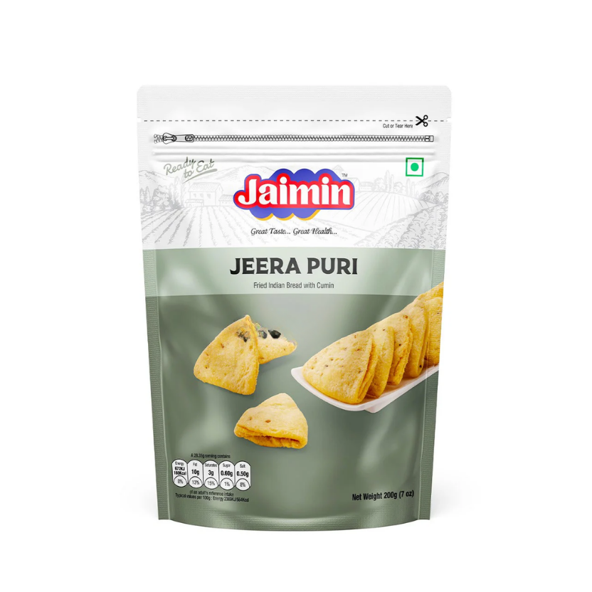 Jaimin Jeera Puri 200g – Tasty Crispy Jeera Puri