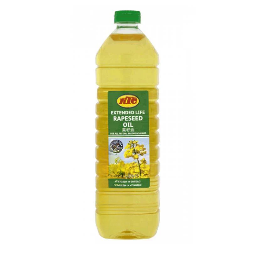 KTC Extended Life Rapeseed Oil – Long Lasting Cooking Oil