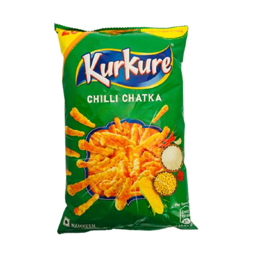 Kurkure Chilli Chatka 82g – Spicy Crunch Snack