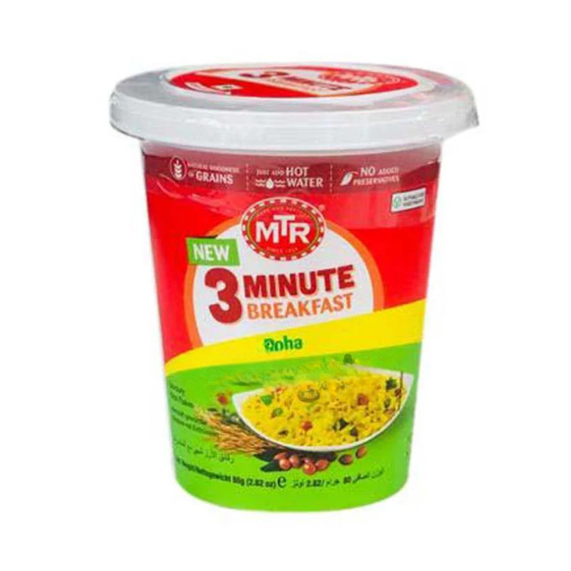MTR 3 Minute Breakfast Poha 80g – Instant Ready Meal