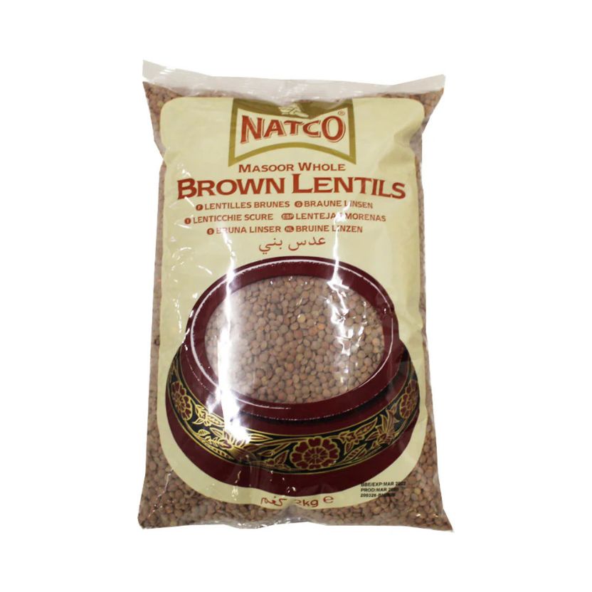 Natco Brown Lentils 1kg