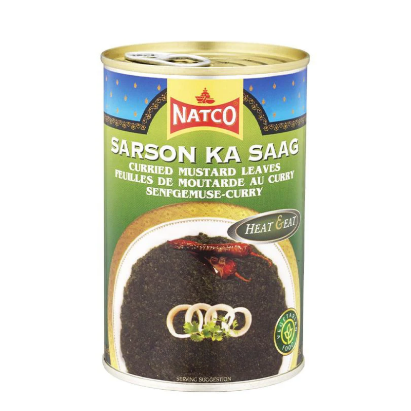 Natco Sarson Ka Saag 450g tin