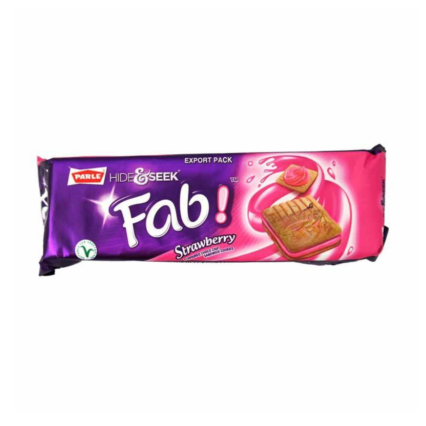 Parle Hide & Seek Fab Stawberry 112gm