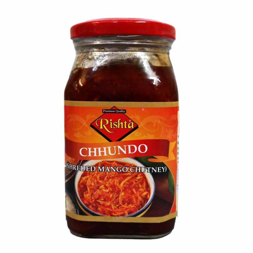 Rishta Pickle Chhundo (Shredded Mango Chutney)  450g