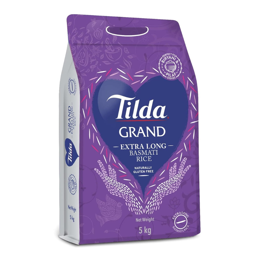 Tilda - Grand Extra Long Grain Basmati Rice - 5kg
