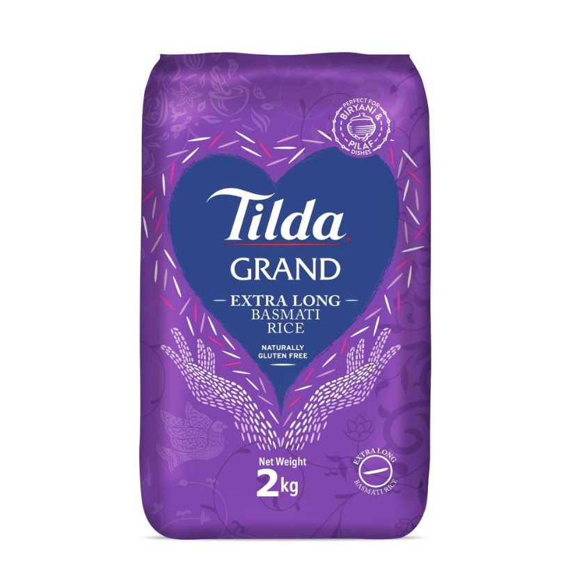 Tilda Grand Extra Long basmati rice 2kg