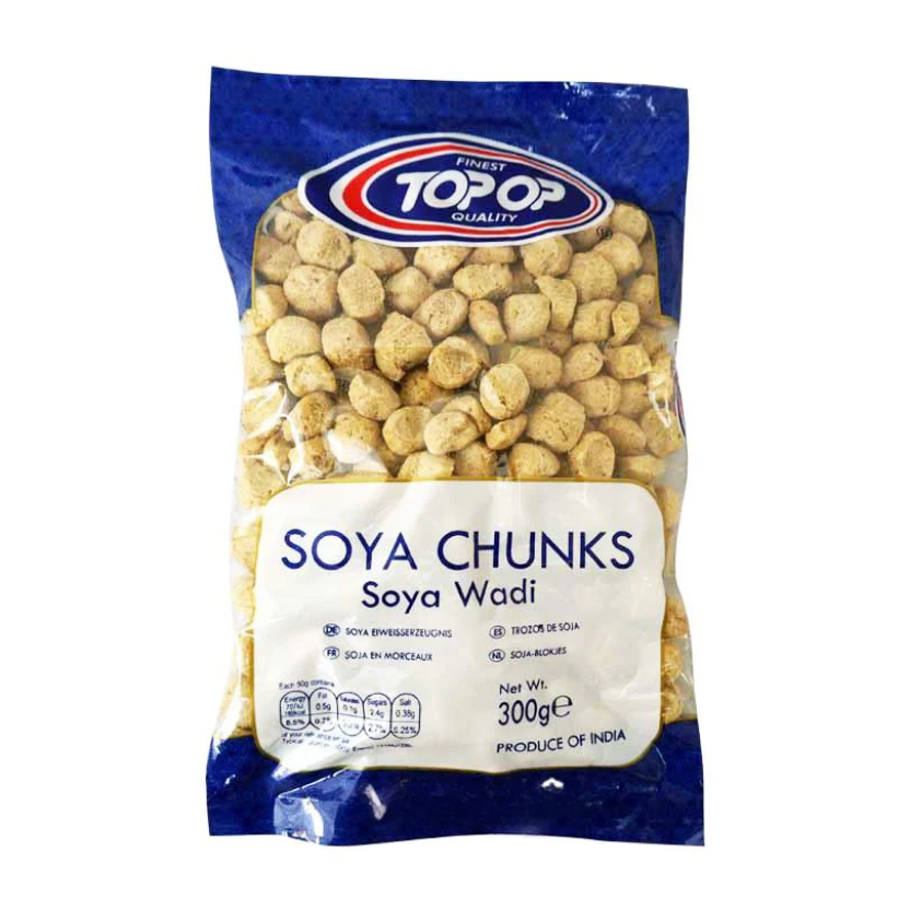 Top Op Soya Chunks 300g - High Protein Bites