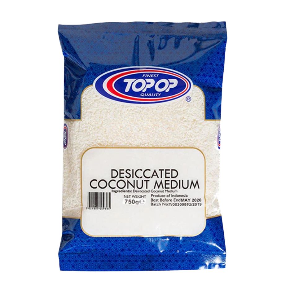 Topop Dessicated Coconut Medium 750g