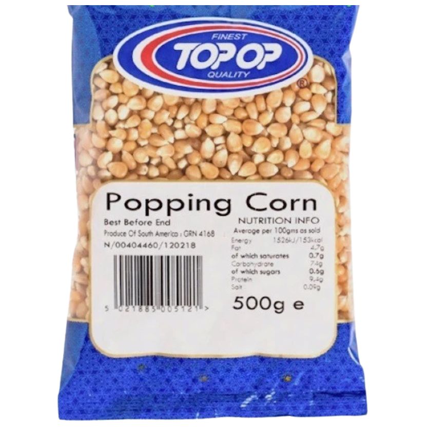 Topop Popcorn Kernals 500g