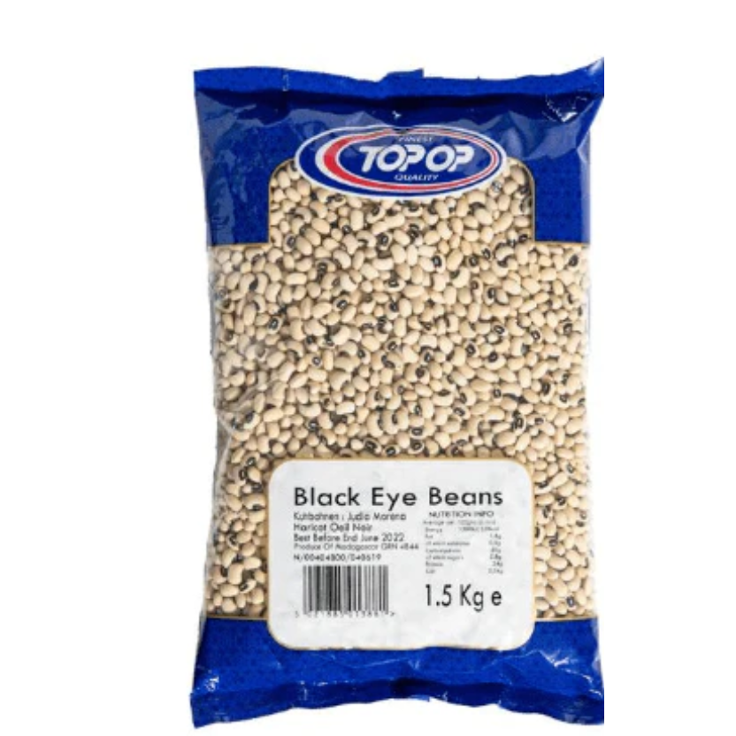 Topop Black Eye Beans 1.5kg