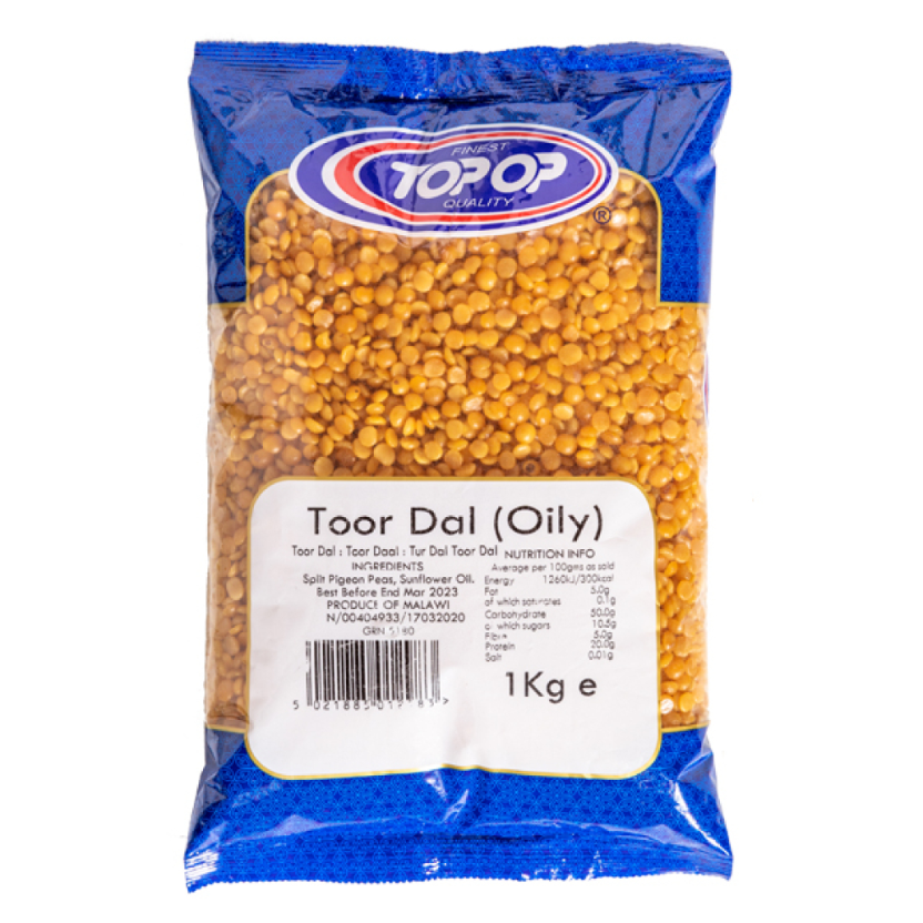 Topop Toor Dall Oily  1kg