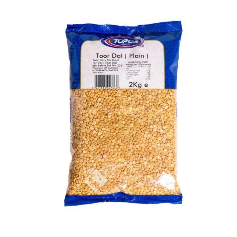 Topop Toor Dall Plain 2kg