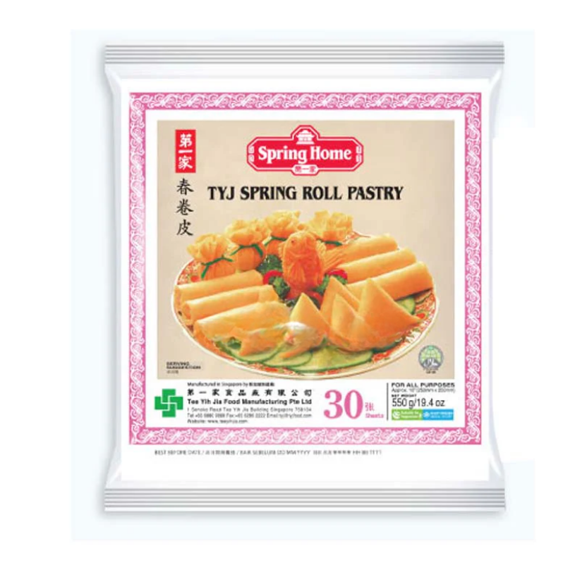 Tyj Spring Roll Pastry-30 10'' 550g