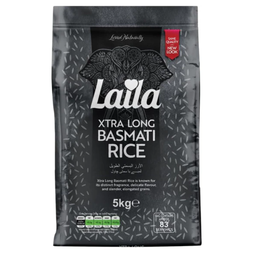 Laila Extra Long Basmati Rice 5kg