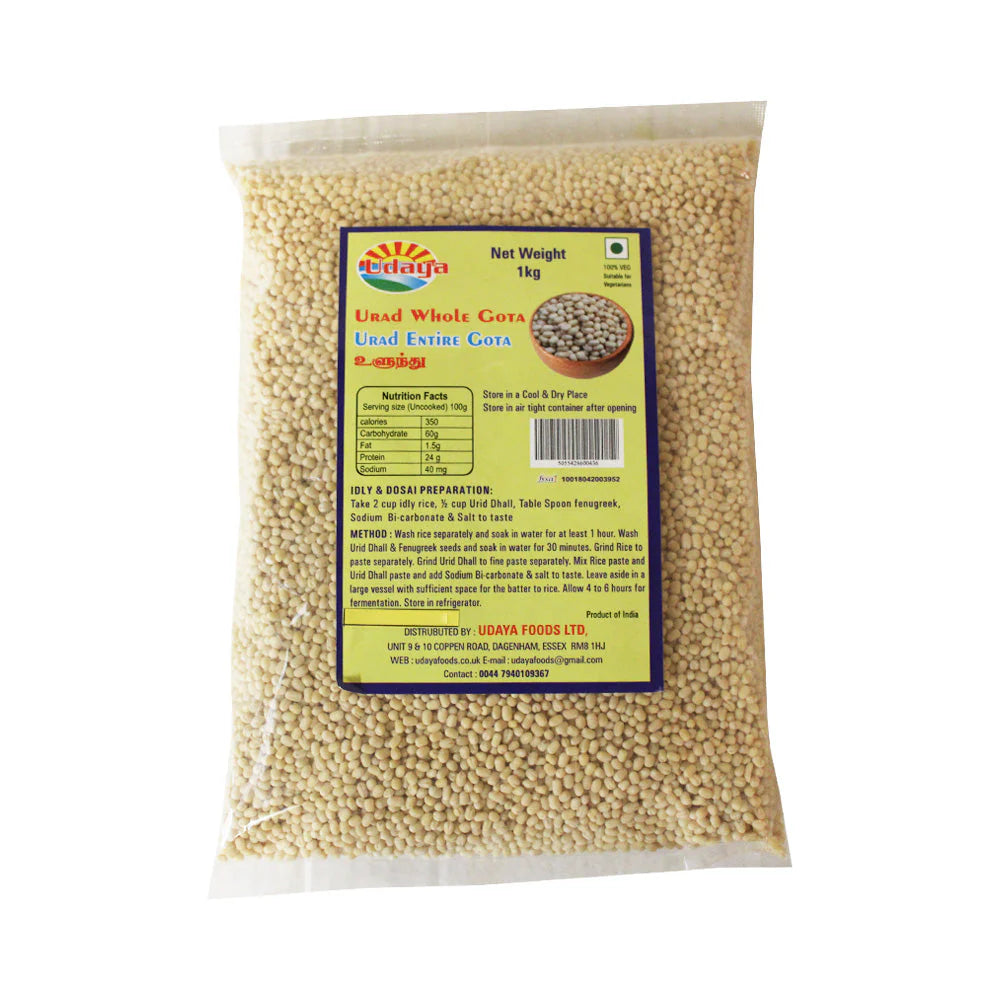 Udaya Urid Whole Gota 1kg